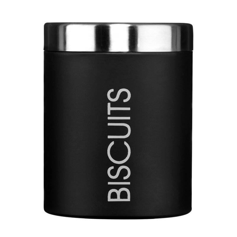 Ceramic Food Storage Container, Black