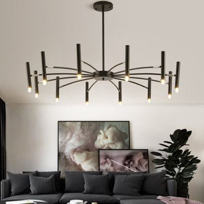 12 - Light Natural Chandelier Pendant