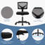 Ensemble de bureau et de chaise: bureau d'ordinateur en forme de L de 49 pouces et chaise en filet réglable en hauteur-1316091850