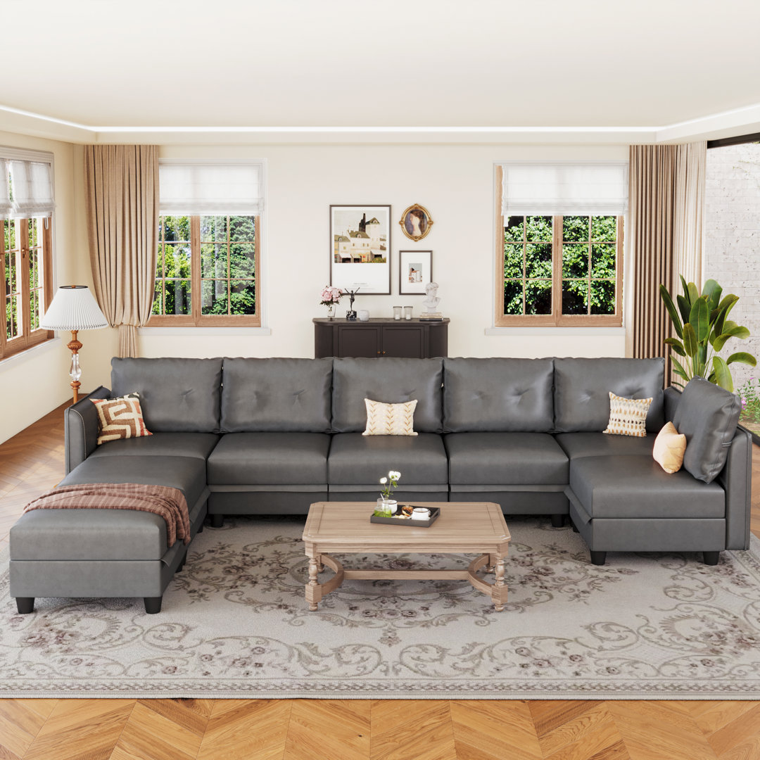 Tomario 8 - Piece Upholstered Sectional Latitude Run®