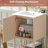 Featuring a ceramic sink, freestanding single vanity