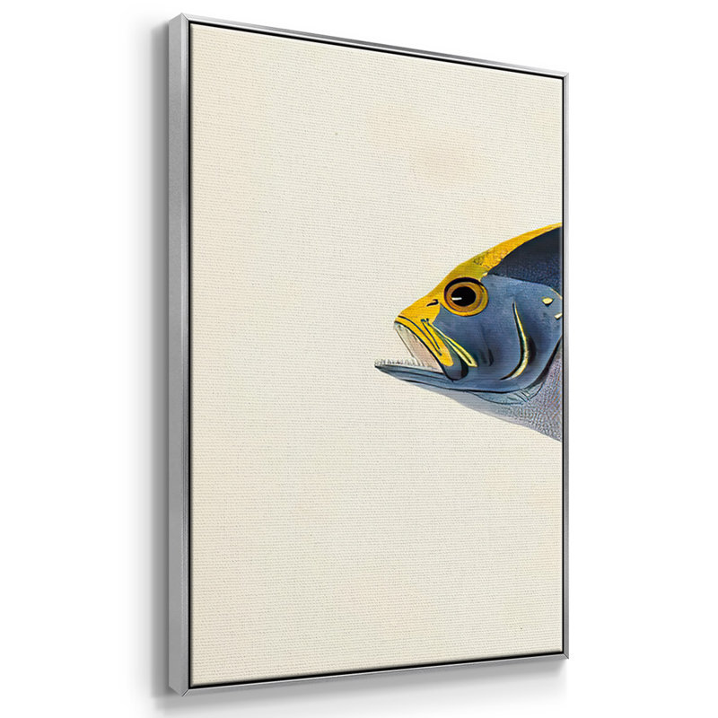 Collection de poissons tropicaux V 3 pièces, H 36 po x l 75 po x P 2 po, Argent