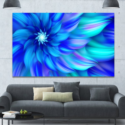 " Massive Blue Fractal Flower "