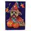 Drapeau de maison Hvidovre Sheltie Halloween en polyester à 2 faces 3 x 2 pi-81032156