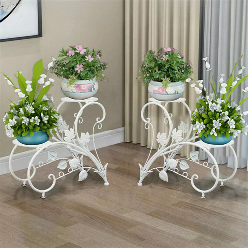 Altamont Plant Stand - Set of 2, White