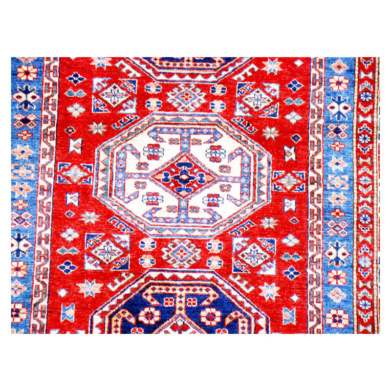 Kazak Wool Southwestern Area Rug