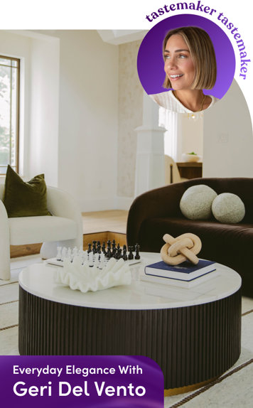 Mid-century modern with a Scandi twist.