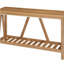 Table d'appoint de salon, entrée de maison de campagne avec tablette de rangement, table d'appoint antidérapante de style campagnard, idéale pour les salons, les couloirs, en brun-61206521