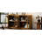 Retro Style 4-Door Arched Storage Sideboard With Glass, Adjustable Shelves, Natural Wood, Multifunctional Buffet Cabinet, Shape, Look,