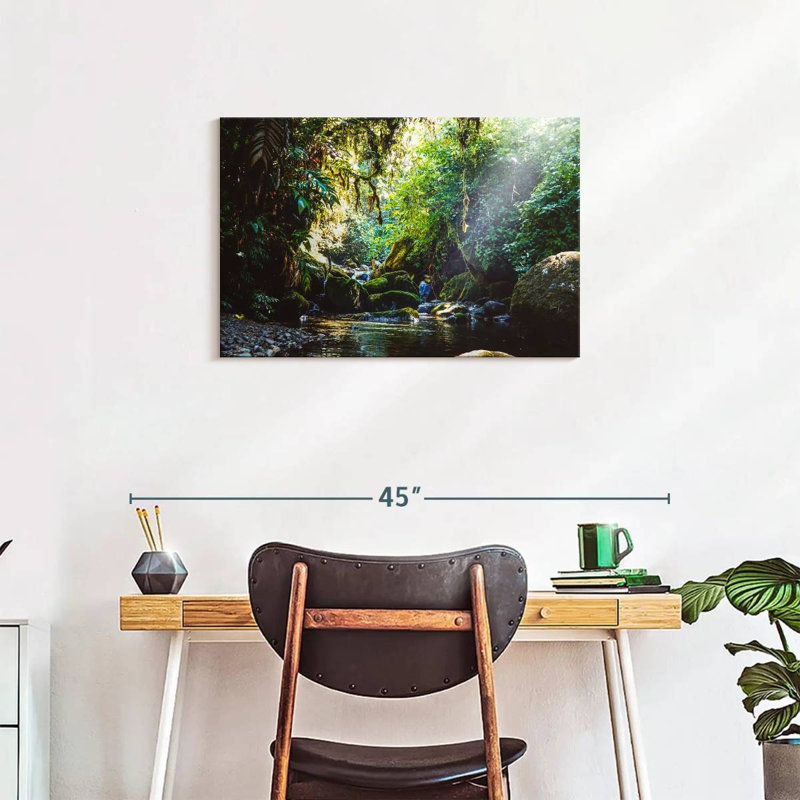 Alvord Forest In Panama, 20" H x 30" W