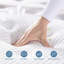 Matelas hybride en mousse à mémoire de forme mi-ferme 14 po Lechepus-512709398