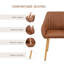 49.5cm H Faux Leather Upholstered  Dining Chair-710455428