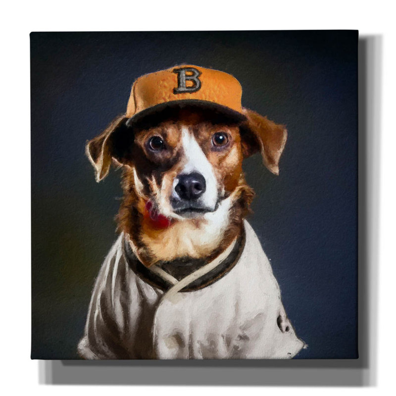 "Epic Graffiti" Baseball 5 "par Sean Parnell, art mural sur toile, 37 po x 37 po, H 37 po x l 37 po
