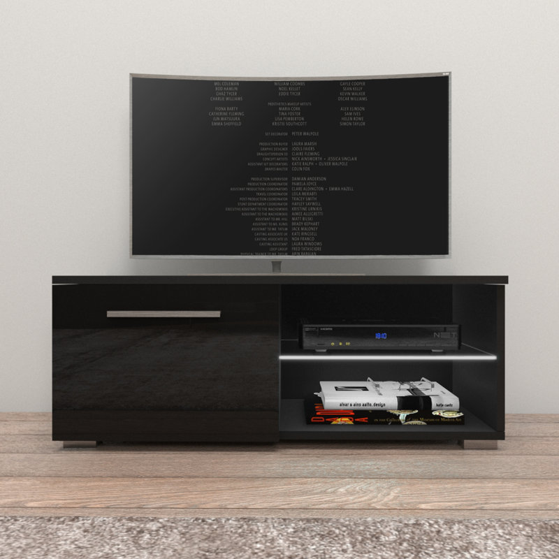 Asbury TV Stand for TVs up to 48", Black