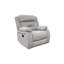 Fauteuil inclinable avec tissu haute performance et accoudoirs rembourrés, gris