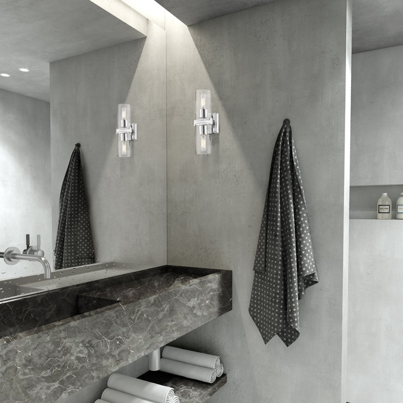 Wyonda 2 - Light Dimmable Bath Bar, Polished Chrome