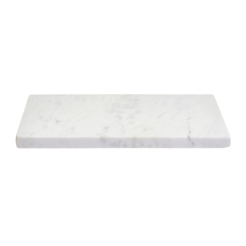 Marmore Stone White Rectangular Chopping and Serving Board