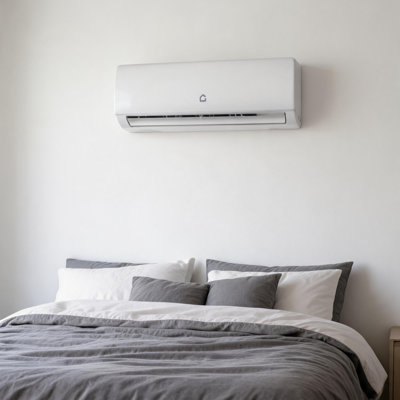 Mini climatiseur à 3 zones 35 000 BTU avec pompe à chaleur, climatiseur sans conduit 12k + 18k + 18k BTU avec WiFi et Alexa, système 19 SEER2 préchargé, 208-230V ultra-silencieux