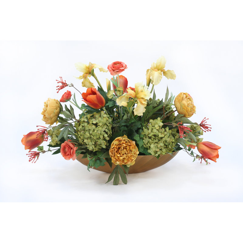 Fabric Arrangement in Planter