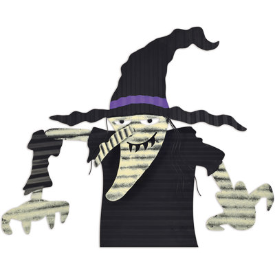 Figurines de sorcière zombie