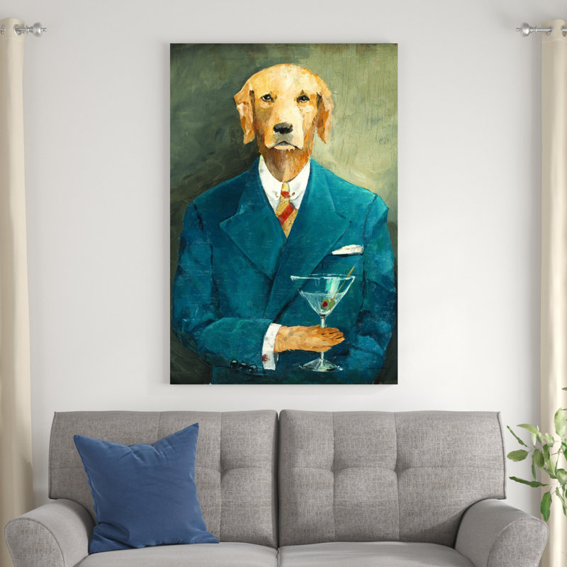" John Steinbark " by Avery Tillmon Painting Print, 48" H x 32" W