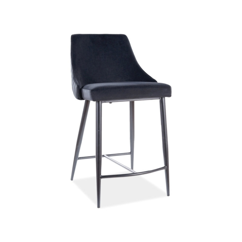 Ohiopyle Upholstered Counter Stool with Metal Frame