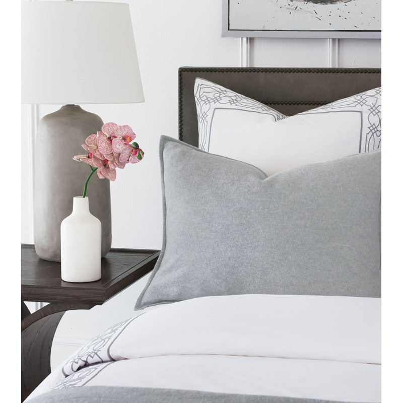 Nicola Pillow Sham, Euro , Gray