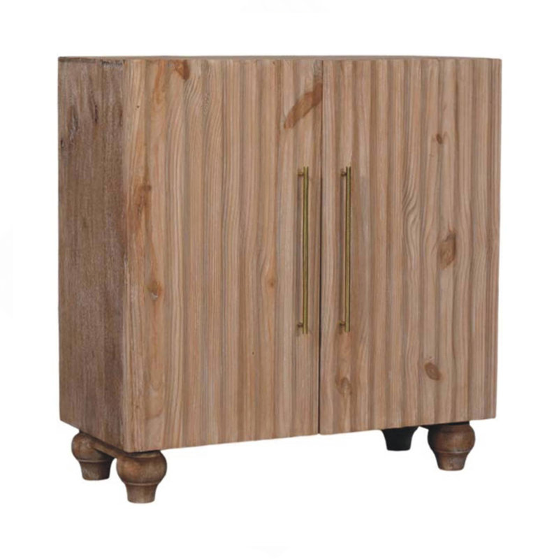 Solid Wood Sandgrain Pine & Mango Sideboard