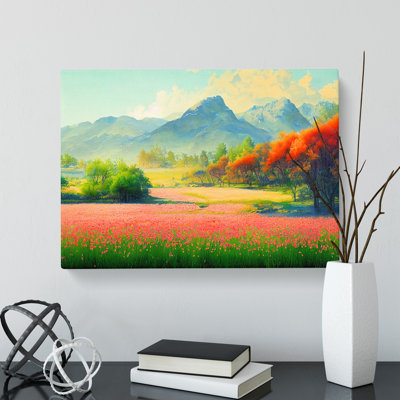 Spring Mountain View Vol.1 - Wrapped Canvas