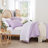 Fluffy Comforter Set 7 Pieces-Bedding Set for All Seasons Soft Comforter With Fitted Sheet, Flat Sheet, Pillow Shams, Pillowcases-117185767-117185766