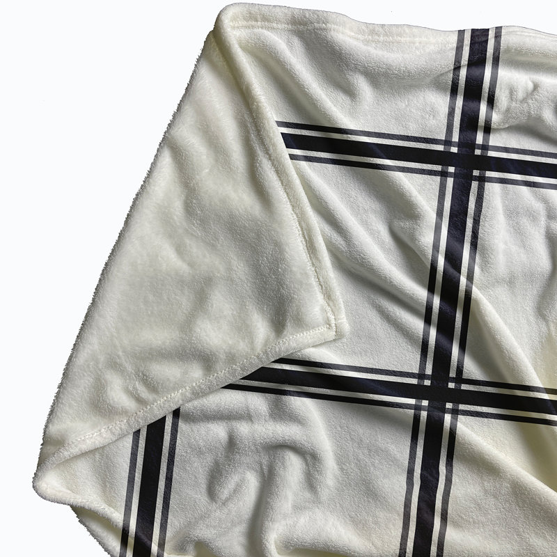 Sturtevant Plain Weave / Muslin Throw Blanket, Navy