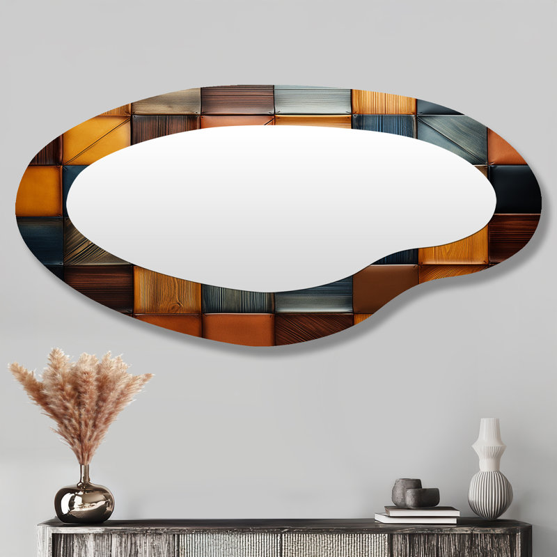 Miroir mural asymétrique bohémien