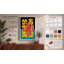 Red Octopus with Characters Modern - Wrapped Canvas-2072852930-2072852937