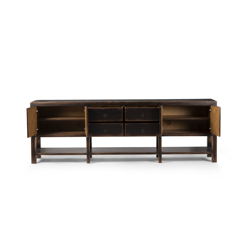 SHIZUKO 102 in. W Solid Wood Sideboard