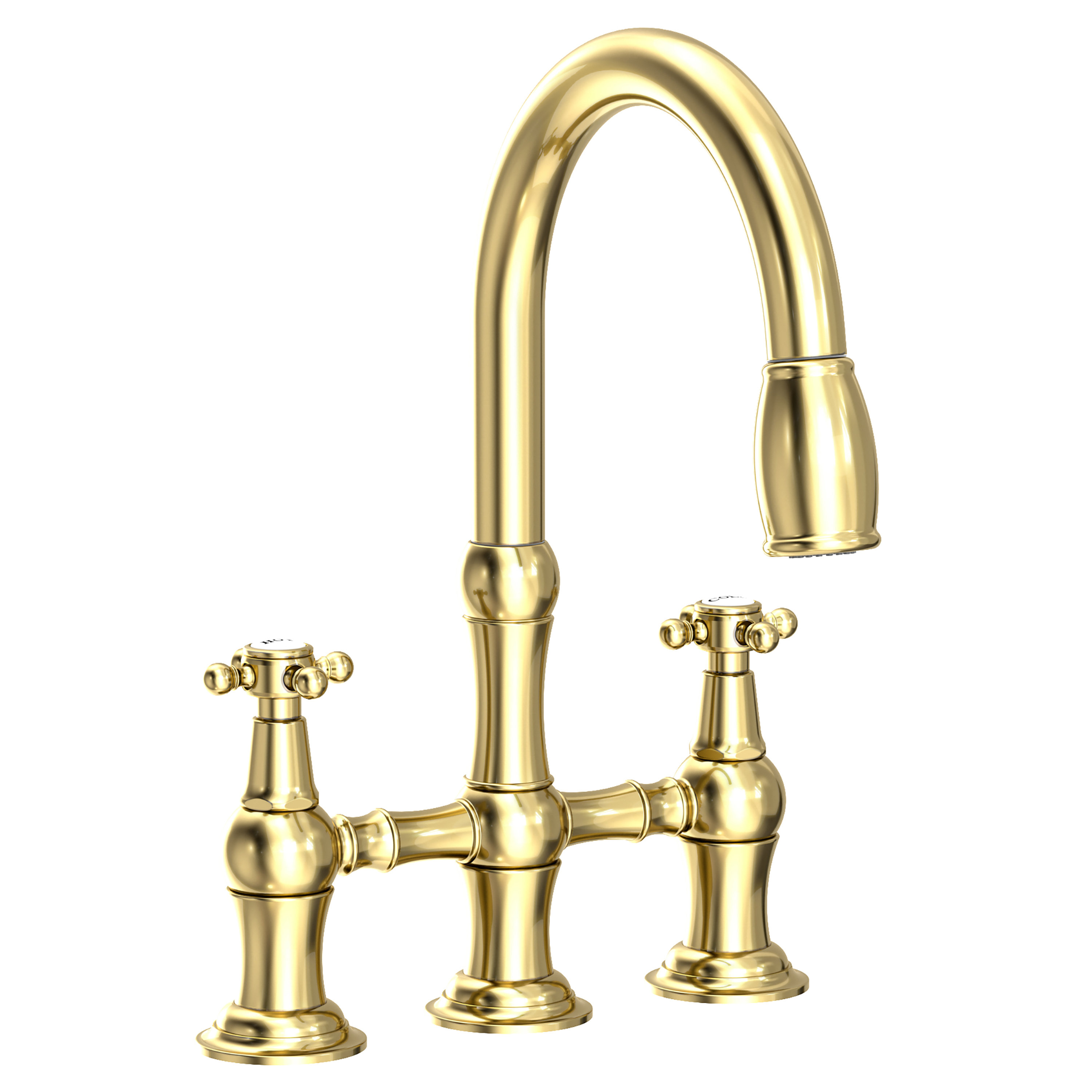 Newport Brass Chesterfield Pull Down Bridge Faucet Wayfair   Chesterfield Pull Down Bridge Faucet 