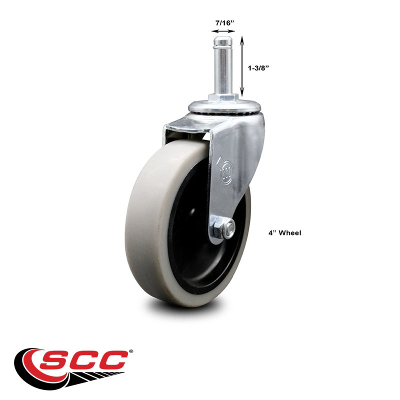 Remplacement de la roulette pivotante de chariot utilitaire Choice de la marque - CHO-SCC-GR05S410-TPRS-716138