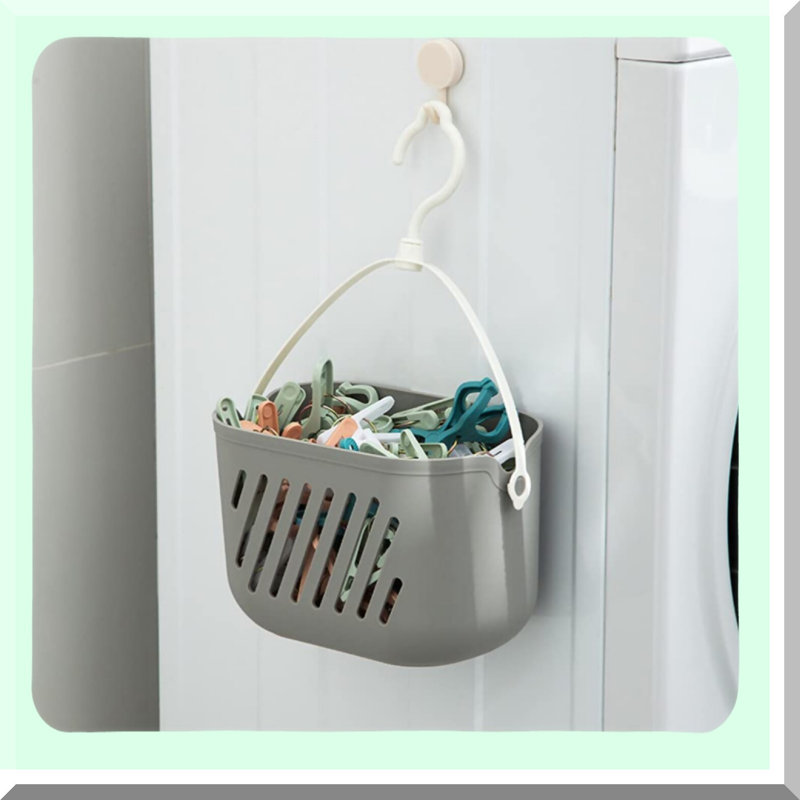 VersaCaddy Duo: Hanging Shower & Kitchen Organizer Basket Set