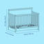 Sasha 5-In-1 Convertible Crib With Drawer-102334593