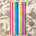 Rayures verticales arc-en-ciel vives