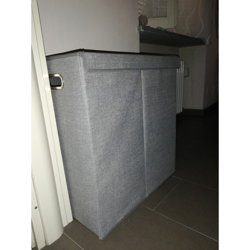 Laundry Sorter with Handles, Grey