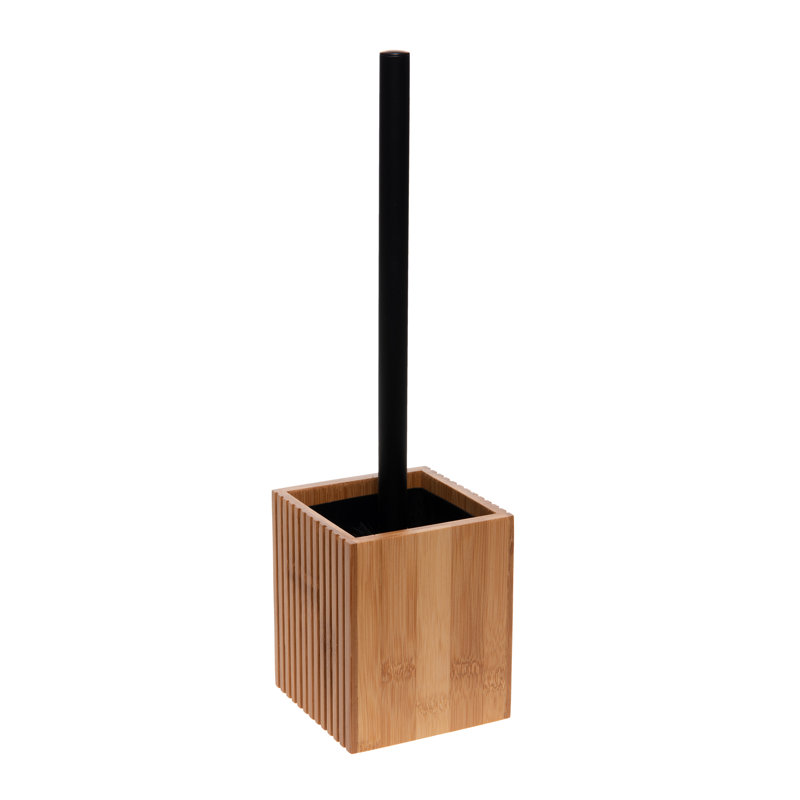 Brosse et support pour toilettes 14,37 "brun/noir