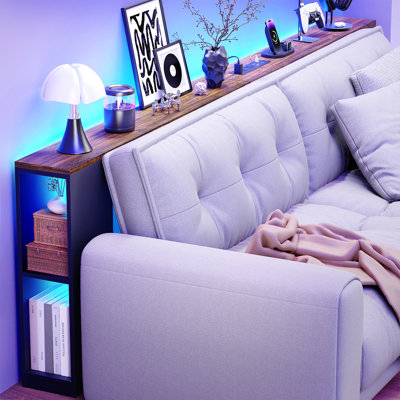 79" Behind Couch Table with LED Lights