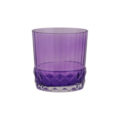 Deco 12oz. Handmade Drinking Glass