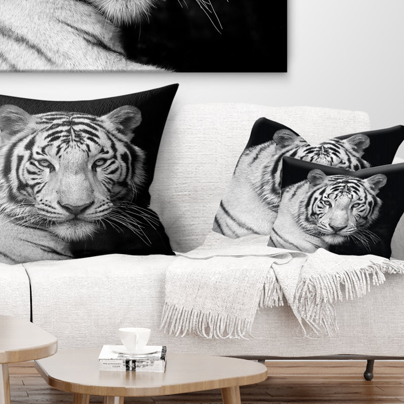 Coussin lombaire en bengal tiger animal staring