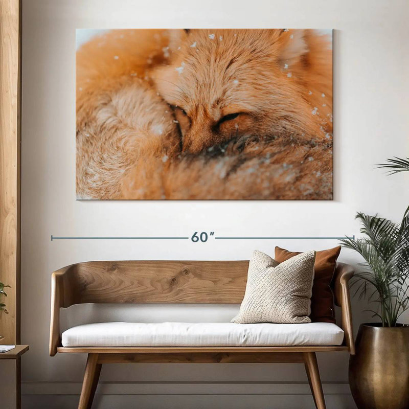Renard moelleux Brampt, H 34 po x l 51 po