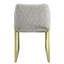 Chaise d'appoint rembourrée (ensemble de 2)