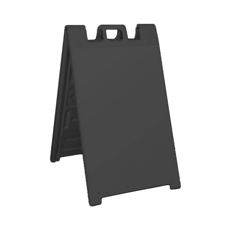 Porte-affiche pliable en plastique pliable, Gris