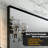 36X24inch Black Rectangular Bathroom Wall Mirror - Luxury Appearance, No Mounted Rectangle Rustproof Metal Frame, Clear And True Image-1228987887-1228987861