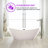 71" x 33" Freestanding Soaking Acrylic Bathtub-73719600