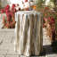 Table de bout d'appoint en tronc d'arbre, table de patio en faux bois, tabouret de jardin-74516963
